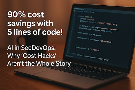 Saving 90% of cost with five lines of code.